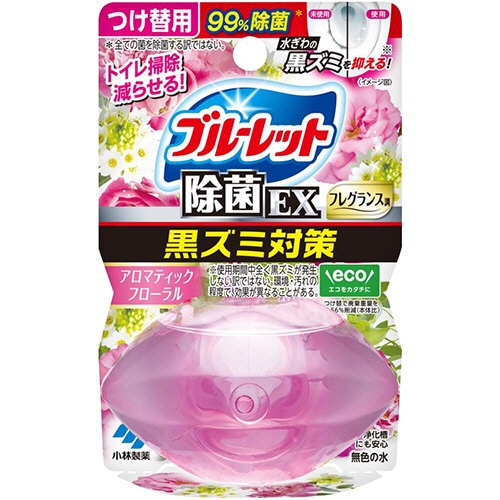 小林製薬　液体ブルーレットおくだけ　除菌ＥＸ　フレグランス　アロマティックフローラル　つけ替用　６７ｍＬ　１個