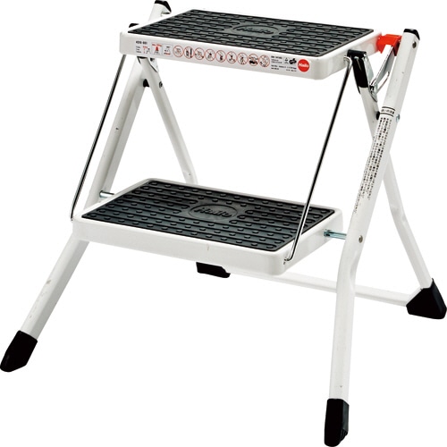 ハイロ ミニスチールフォールディングステップ 2段 4310-001 1台