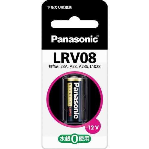 パナソニック アルカリ乾電池 12V形 LR-V08/1BP 1本