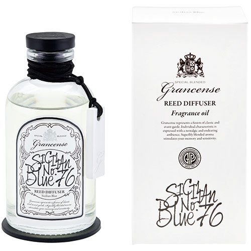 グローバルプロダクトプランニング グランセンス リードディフューザーフレグランスオイル シチリアンブルー 付替用 220ml 1個