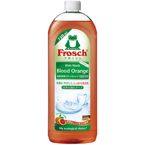 旭化成ホームプロダクツ フロッシュ 食器用洗剤 ブラッドオレンジ 詰替用 750mL 1本