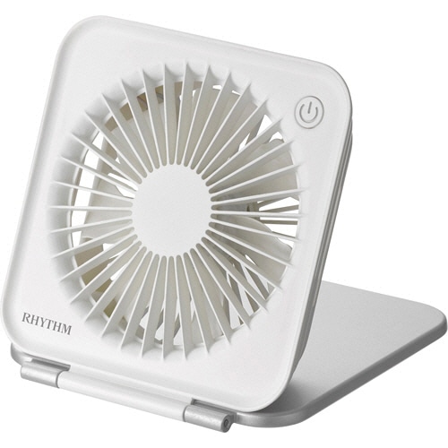 リズム時計 USBコンパクトファン シルバー 9ZF022RH19 1台