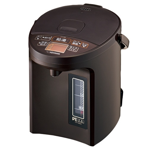 象印 マイコン沸とうVE電気まほうびん 優湯生 2.2L ブラウン CV-GB22-TA 1台