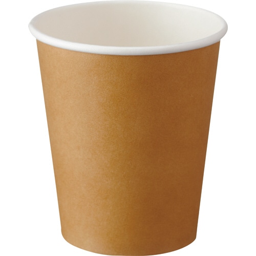 アートナップ 厚紙ペーパーカップ 280mL(9オンス) 茶 1パック(50個)