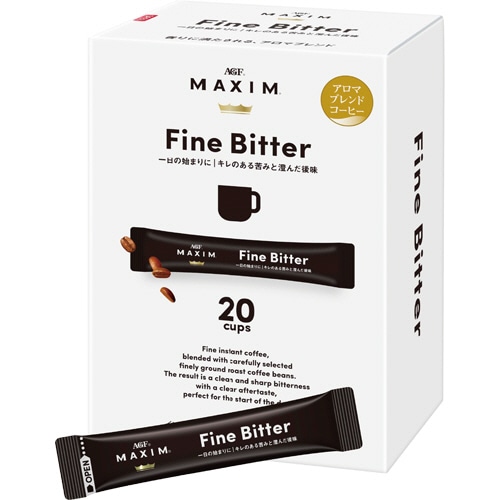 味の素AGF マキシム スティックコーヒー ファインビター 1箱(20本)