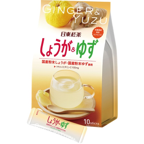 日東紅茶 しょうが&ゆず スティック 1パック(10本)