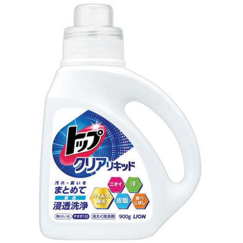 ライオン トップ クリアリキッド 本体 900g 1本