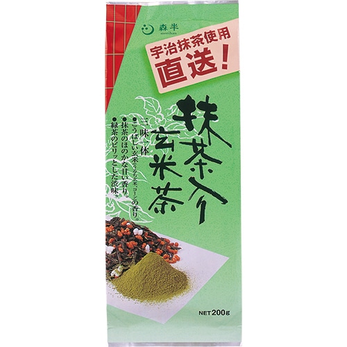 共栄製茶 森半 抹茶入り玄米茶 200g 1袋