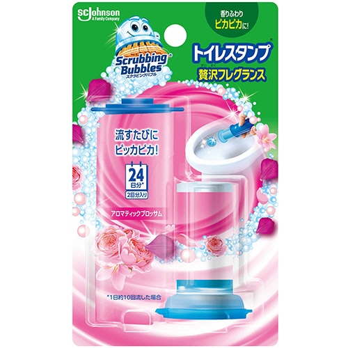 ジョンソン スクラビングバブル トイレスタンプクリーナー 贅沢フレグランス アロマティックブロッサム 本体 1個