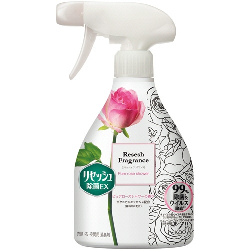 花王 リセッシュ 除菌EX フレグランス ピュアローズシャワー 本体 370ml 1本
