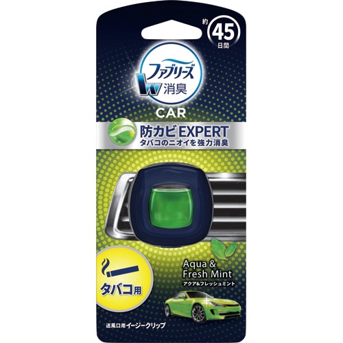 P&G ファブリーズ イージークリップ 防カビエキスパート アクア&フレッシュミント たばこ用 2.2ml 1個