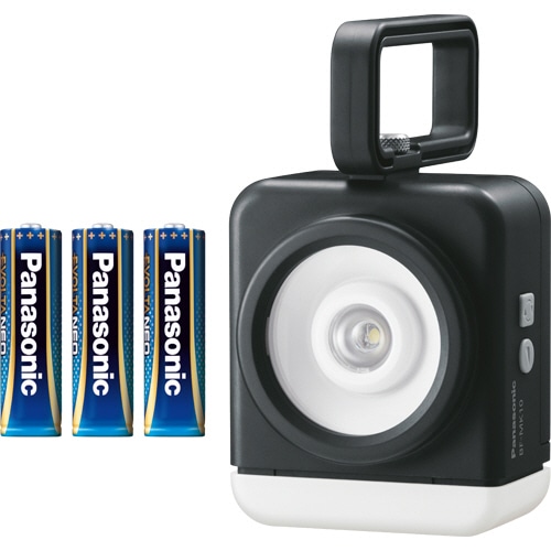 パナソニック 強力マルチライト 乾電池エボルタNEO単3形3本付 黒 BF-MK10K-K 1個