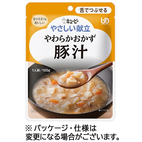 キユーピー やさしい献立 やわらかおかず 豚汁 100g Y3-33 1パック