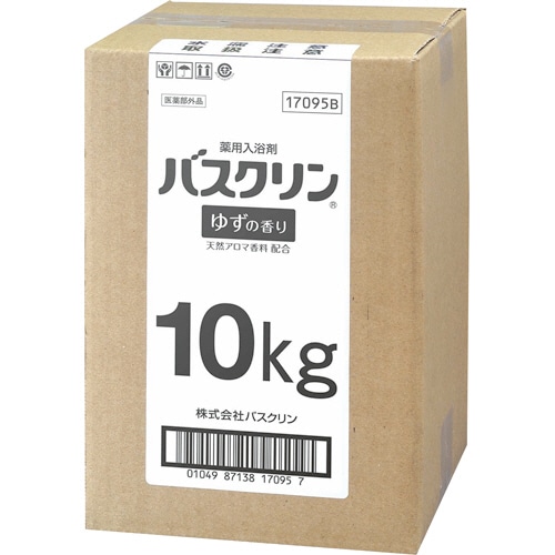 アース製薬　バスクリン　ゆずの香り　業務用　１０ｋｇ　１缶