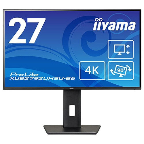 ｉｉｙａｍａ　ＰｒｏＬｉｔｅ　２７型液晶ディスプレイ　ブラック　ＸＵＢ２７９２ＵＨＳＵ－Ｂ６　１台