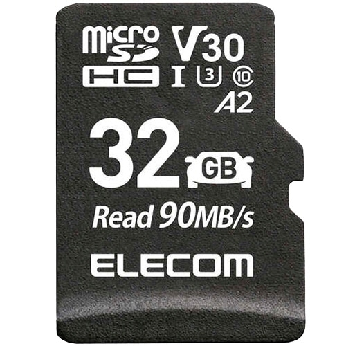 エレコム ドライブレコーダー用 microSDHCメモリーカード 32GB MF-DRMR032GU13 1枚