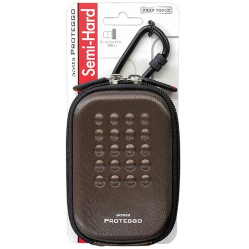 ケンコー・トキナー　デジタルカメラ用ポーチ　ａｏｓｔａ　ＰＲＯＴＥＧＧＯ　ブラウン　ＡＯＣ－ＰＧ１ＰＯ－ＢＲ　１個