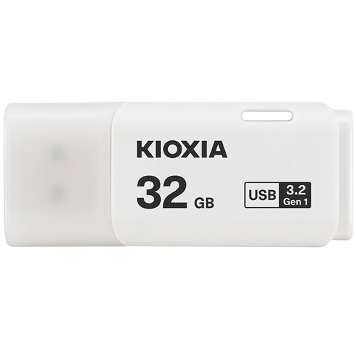 キオクシア TransMemory U301 USB3.2 Gen1対応 USBフラッシュメモリ 32GB キャップ式 ホワイト KUC-3A032GW 1個