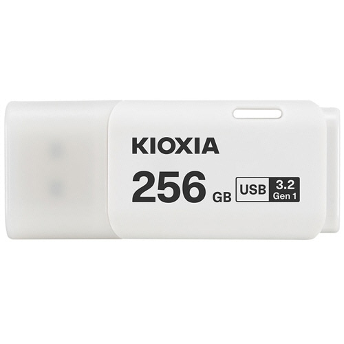 キオクシア TransMemory U301 USB3.2 Gen1対応 USBフラッシュメモリ 256GB キャップ式 ホワイト KUC-3A256GW 1個