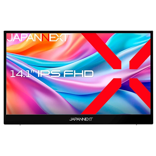 ジャパンネクスト　１４．１型ワイド　モバイルディスプレイ（１９２０×１０８０）　２年保証モデル　ブラック　ＪＮ－ＭＤ－ＩＰＳ１４１ＦＨＤＲ　１台