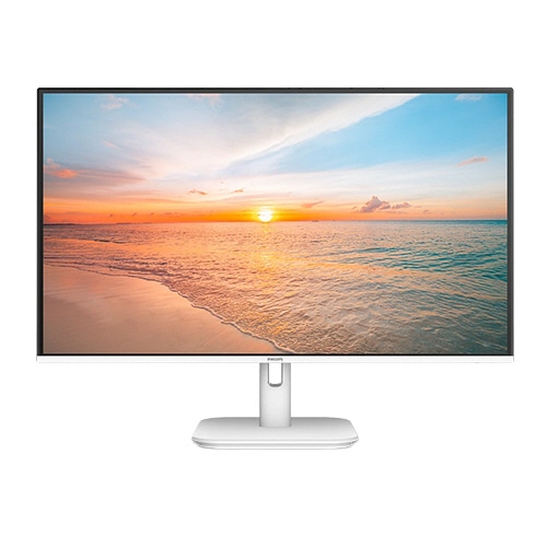 フィリップス　２７型　ＦＨＤ液晶モニター　スピーカー付　ホワイト　ＩＰＳパネル　５年保証　２７Ｅ１Ｎ１２００ＡＷ／１１　１台