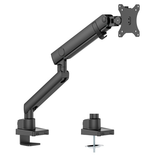 グリーンハウス　メカニカルスプリング　ディスプレイ用アーム　４軸　１本アーム　１７－４０型対応　ブラック　ＧＨ－ＡＭＥＳ１－ＢＫ　１台