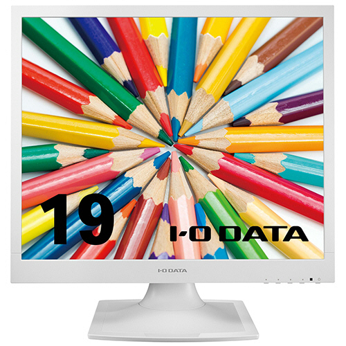 アイオーデータ　１９型スクエア液晶ディスプレイ　ホワイト　５年保証　ＬＣＤ－ＳＡＸ１９１ＤＷ　１台