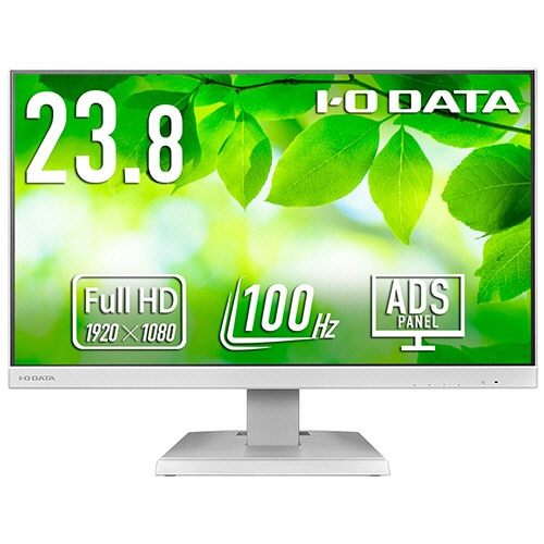 アイオーデータ　給電も可能なＵＳＢ　Ｔｙｐｅ－Ｃ搭載２３．８型液晶ディスプレイ　ホワイト　５年保証　ＬＣＤ－Ｃ２４２ＳＤＷ　１台