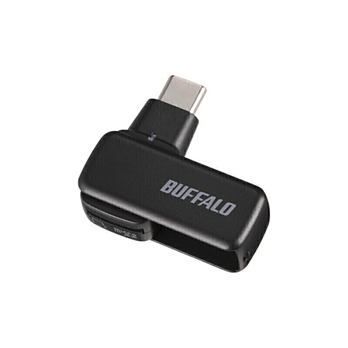 バッファロー　ＵＳＢ３．２（Ｇｅｎ１）Ｔｙｐｅ－Ｃ対応　ｍｉｃｒｏＳＤ専用カードリーダ／ライター　ブラック　ＢＳＣＲＭ１００Ｕ３ＣＢＫ　１個