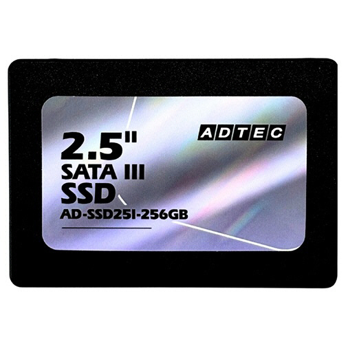 アドテック　３Ｄ　ＮＡＮＤ　ＳＳＤ　２．５ｉｎｃｈ　ＳＡＴＡ　２５６ＧＢ　ＡＤ－ＳＳＤ２５Ｉ－２５６ＧＴ　１枚