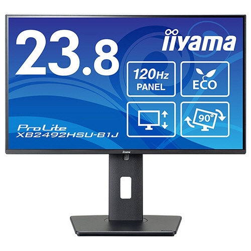 ｉｉｙａｍａ　ＰｒｏＬｉｔｅ　２３．８型液晶ディスプレイ　ブラック　ＸＢ２４９２ＨＳＵ－Ｂ１Ｊ　１台