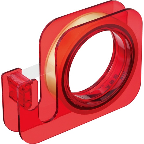 ニチバン セロテープ 大巻 ハンドカッター 18mm×20m 赤 TC-18E1N 1個