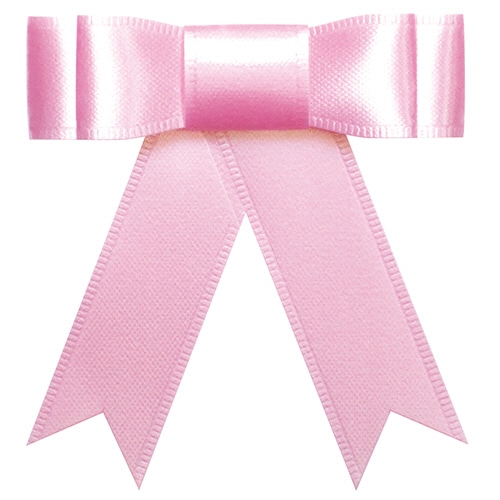 ササガワ プレーンタイリボン 桃 業務用 35-6867 1パック(50個)