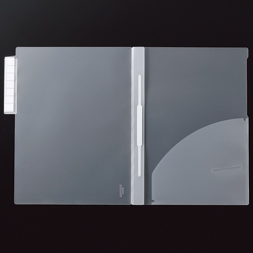 リヒトラブ　カルテフォルダー　ファスナー付（縦型）　Ａ４　見出し紙付　ＨＫ７６１８Ｕ－ミ　１箱（２００枚）