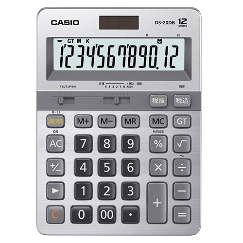 カシオ 本格実務電卓 日数&時間計算 12桁 DS-20DB-N 1台