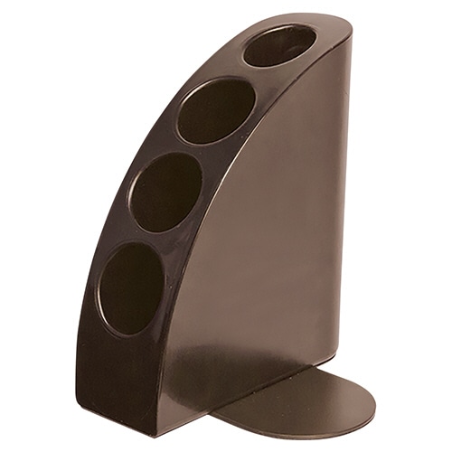 ナカバヤシ ブックエンドペンスタンド 4穴 ブラウン PS-BE1BR 1個