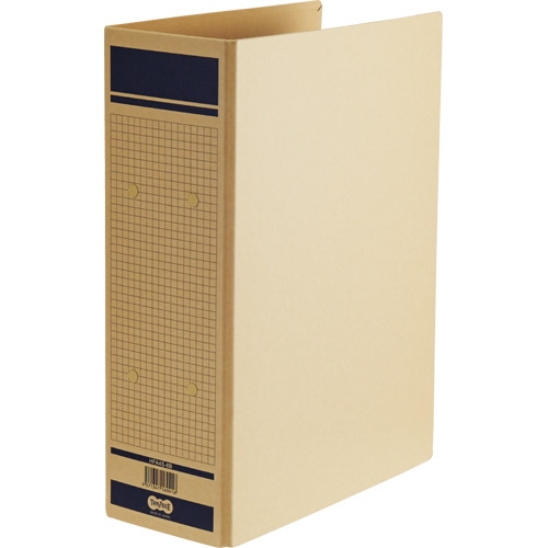 TANOSEE 保存用ファイル(片開き) A4タテ 800枚収容 80mmとじ 青 1冊