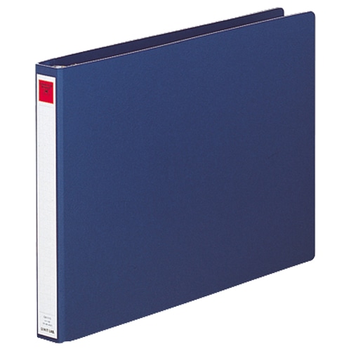 リヒトラブ コンピューターバインダー(キャップ式) T11×Y15ヨコ 22穴 280枚収容 藍 C8-1115 1冊