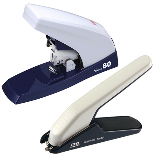 マックス バイモ80 80枚とじ+強力タイプリムーバーセット 1セット