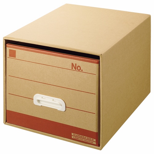 ライオン事務器 文書保存箱 A4用 内寸W325×D420×H285mm SCB-12 1個