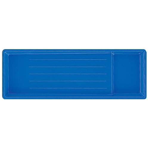 ライオン事務器 ペントレー W84×D238×H18mm 青 NO.50 1個