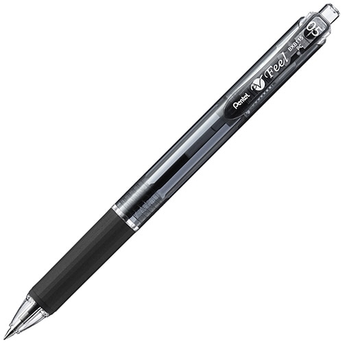 ぺんてる 油性ボールペン ビクーニャ フィール 0.5mm 黒 BXB-115A 1本