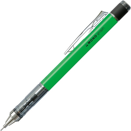 トンボ鉛筆 シャープペンシル モノグラフネオン 0.5mm (軸色:ネオングリーン) DPA-134E 1本