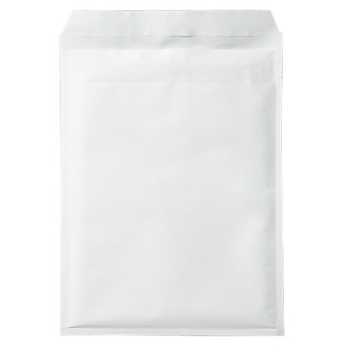 TANOSEE クッション封筒エコノミー A4ワイド用 内寸260×350mm ホワイト 1パック(50枚)