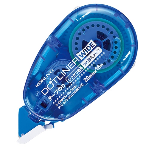 コクヨ テープのり ドットライナーワイド しっかり貼るタイプ 本体 20mm×16m タ-DM400-20N 1個