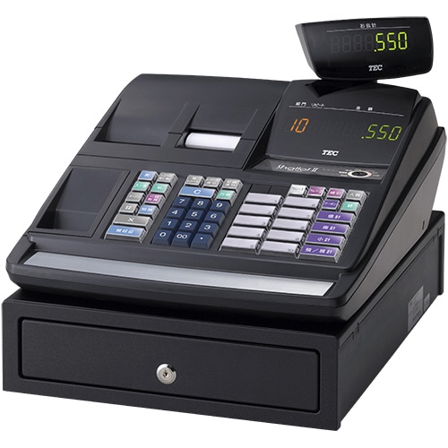 東芝テック 電子レジスター ShallotII MA-550シリーズ MA-550-10B-R 10部門タイプ クールブラック 22103810 1台