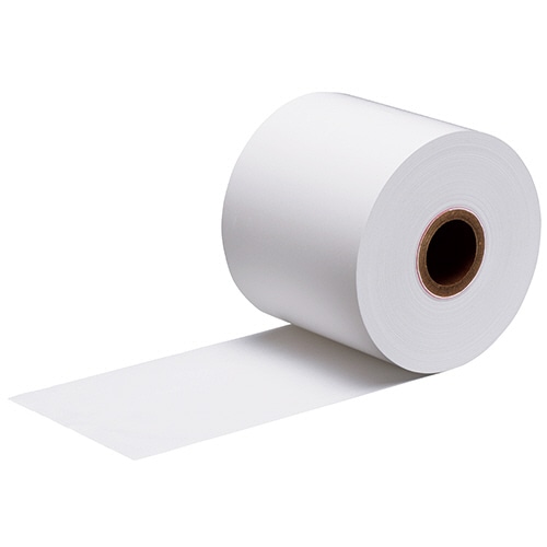 クリエイティア キッチンプリンター用感熱紙(発色面表巻) 幅80×直径93mm×長さ100m 厚み約0.062mm 芯内径25.4mm 1巻
