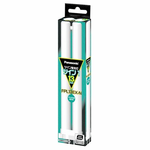 パナソニック ツイン蛍光灯 ツイン1 13W形 昼白色 FPL13EX-N 1個