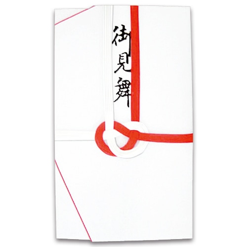 大阪折 赤白7本 御見舞 1枚