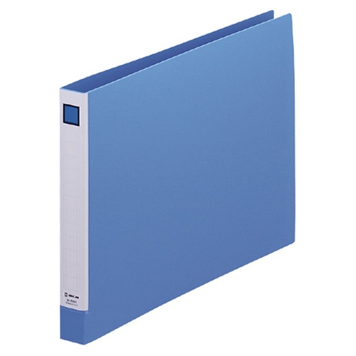 キングジム リングファイル(脱・着)N A4ヨコ 2穴 150枚収容 背幅27mm 青 638N 1冊